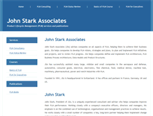 Tablet Screenshot of johnstark.com